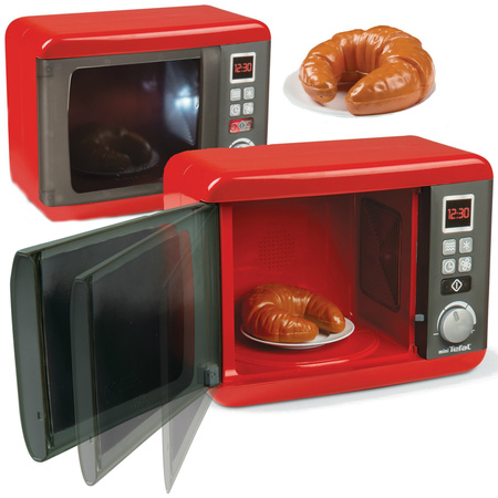 Smoby 310586 miniTefal Mikrowelle für Kinder Licht-Sound