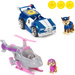 Paw Patrol The Mighty Kinofilm Großes Kinofilm Fahrzeuge Set Hundefiguren Skye Chase 2er Pack Polizeiwagen Hubschrauber