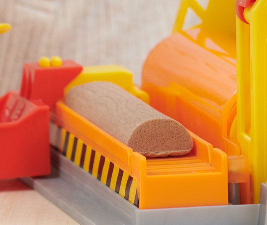 Paw Patrol Rubble und seine Crew Bauwerkstatt Bewegliche Teile Spielzeug für kleine Konstrukteure mit kinetischem Sand