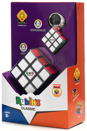 Original Rubik's Cube Rubik's Classic (Würfel + Schlüsselanhänger)