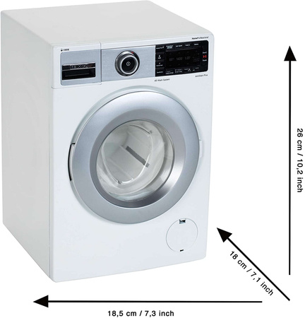 Bosch-Waschmaschine für Kinder mit Wasserdurchlauflicht Sound Klein