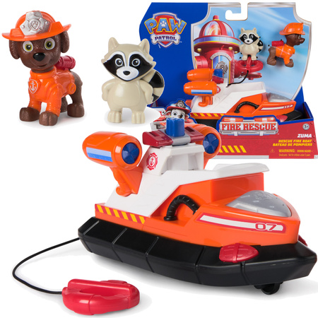 Paw Patrol Fire Rescue Zuma Rettungsboot-Set mit Figur