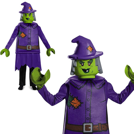 Lego Hexe Kostüm Hexenkostüm 7-8 Jahre alt M 