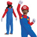 Super Mario 2W1 rote Kostüme, Karnevalskostüme Verkleidung Mario 127-136 cm 7-8 Jahre alt