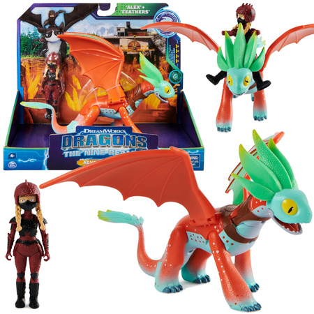 Riders of Dragons: Neun Welten Figuren Alex und der Federdrache