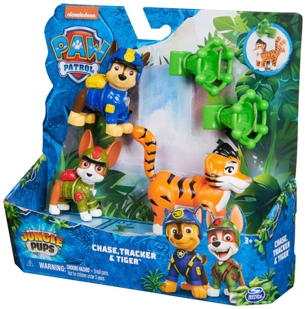 Paw Patrol Jungle Pups Set Chase Tracker Figuren + Zubehör