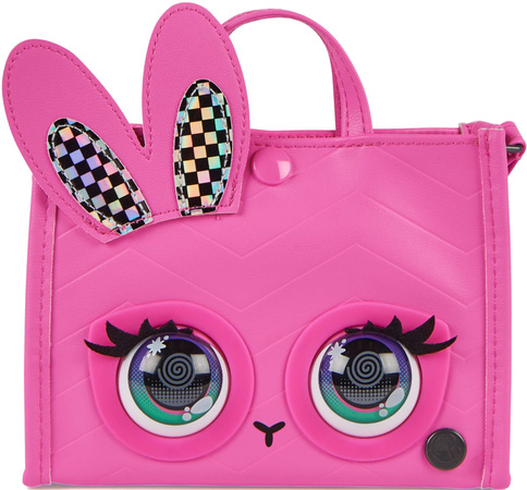 Purse Pets Small Pink Interaktive Hasentasche mit beweglichen Augen + Sound