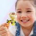 Paw Patrol The Movie 2 Set Figur Rubble Hund Fahrzeug gelb Cars Rollo Licht Sound