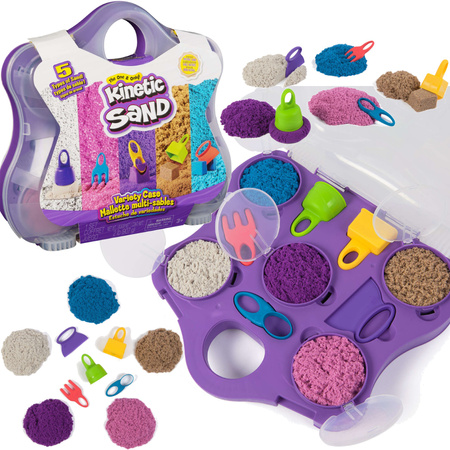 Kinetic Sand Kunststoff Kinetic Sand Set Karton mit 5 Sanden 