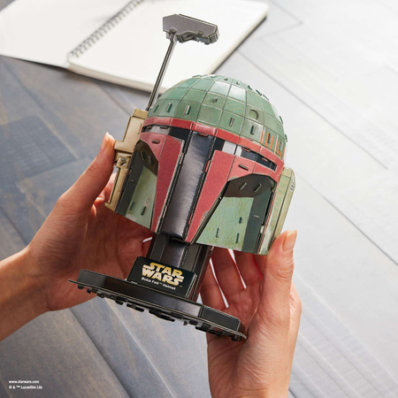 Puzzle 4D Build Star Wars Boba Fett 3D Modell Helm zum Zusammenbauen