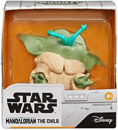 Star Wars Baby Yoda Mandalorian Grogu-Figur mit Frosch 6 cm Hasbro