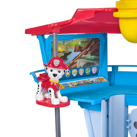 Paw Patrol Hauptquartier mit Licht und Sound, Fahrzeugen und Figuren