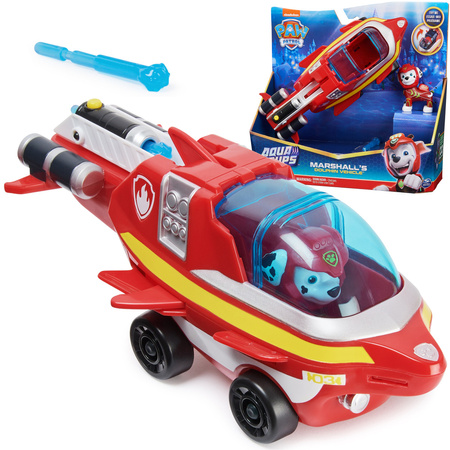 Spin Master Paw Patrol Aqua Pups Delphin-Fahrzeugset mit Marshall-Figur