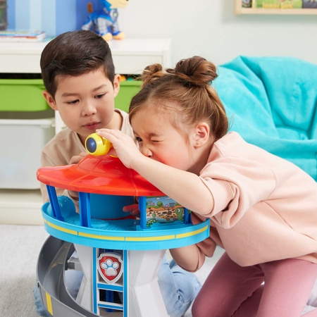 Paw Patrol Beobachtungsstation mit Polizeifahrzeug und Figuren