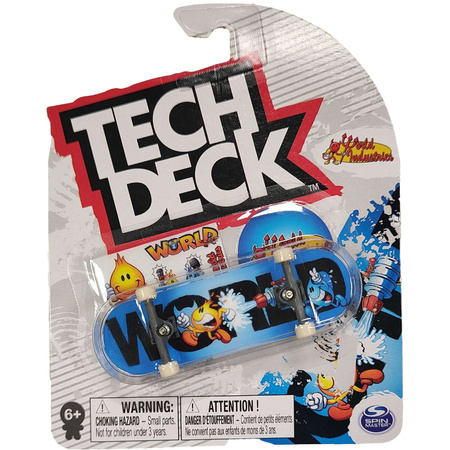Tech Deck Griffbrett World Industries WORLD Skateboard + Aufkleber