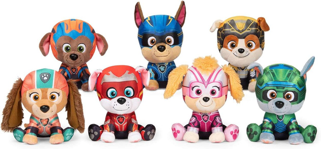 Paw Patrol The Movie 2 Maskottchen Marshall Plüsch weich kuschelig Hund 17 cm