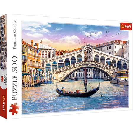 Trefl 37398 Puzzle 500 Most Rialto Venedig