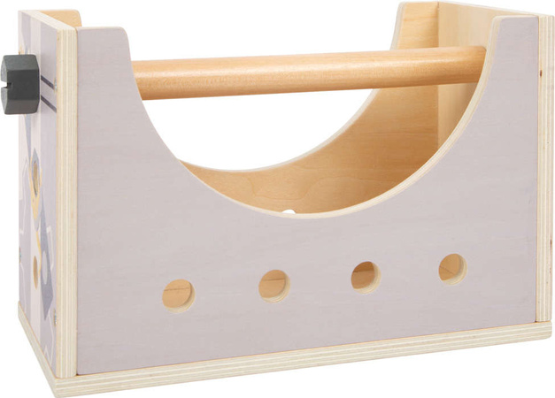 Kleiner Fuß Werkzeugkasten aus Holz 24 Artikel