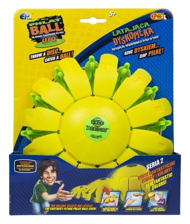 Degen Flugdiskusball gelb-grün Serie 2