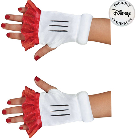 Disney Minnie Maus Kostüm, Karnevalskostüm fingerlose Handschuhe
