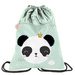 Paso Backpack Premium Schultasche für Schuhe Schuhe Hausschuhe Panda Bär celadon