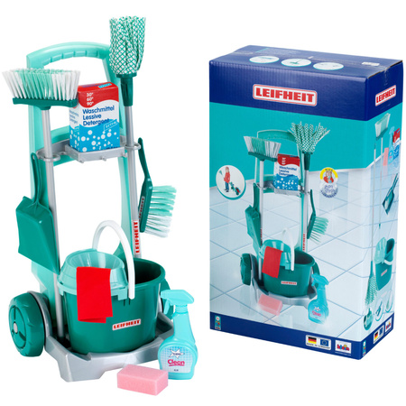 Leifheit Kinderputzwagen mit Zubehör Klein 6562