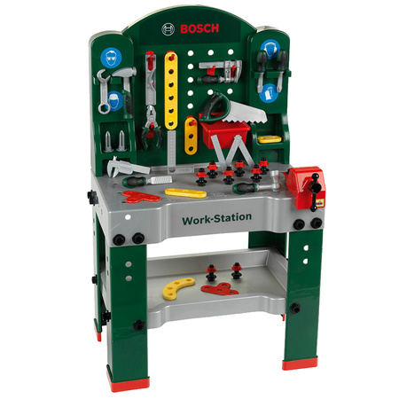 Große Bosch-Miniwerkstatt mit Werkzeug für Kinder Klein 8580