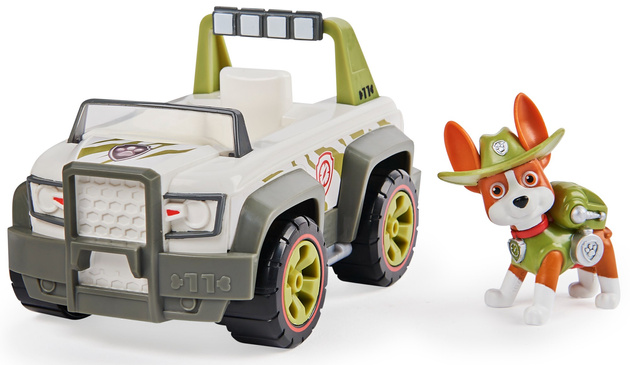Paw Patrol 2-in-1 Tracker eco Fahrzeug mit Figur