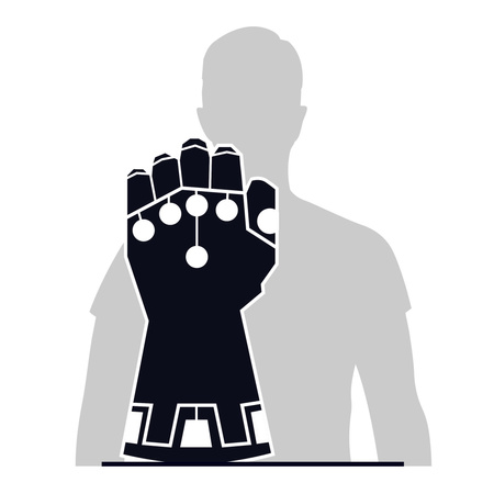 Puzzle 4D Build Marvel Infinity Gauntlet 3D Modell zum Zusammenbauen