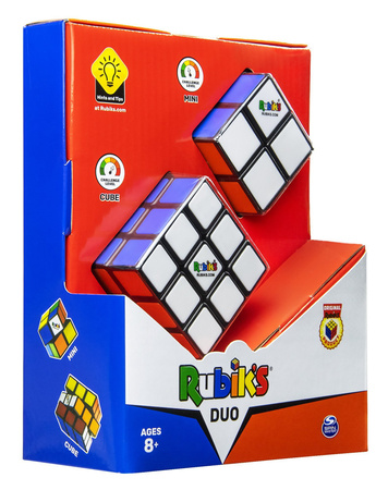Set 2in1 klassischer Rubik's Würfel Original Puzzle Rubik's Würfel 2x2 und 3x3 Spin Master