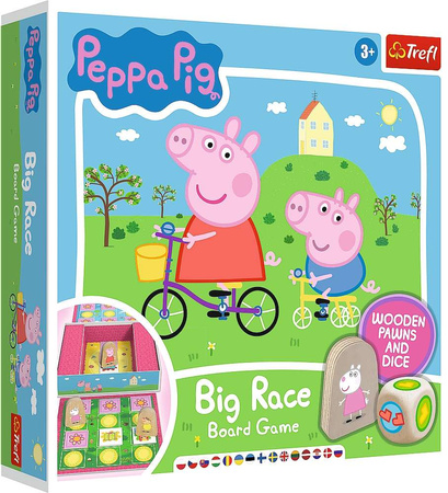 Soziales Spiel Peppa Wutz Großes Rennen