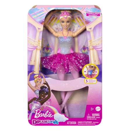 Barbie interaktive Ballerina-Puppe blinkende Lichter