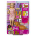 Barbie birth of a Dog Set Puppe und Tiere