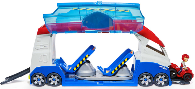 Psi Patrol Big Patroller Launch and Rescue Truck + Quad und Ryder bewegliche Figur