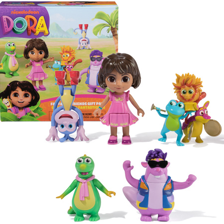 Dora Meets the World Set mit 5 Fantasie-Figuren