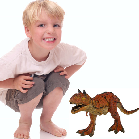Carnotaurus Dinosaurier Figur beweglicher Mund