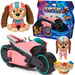 Paw Patrol The Mighty Kinofilm Liberty Transforming Vehicle und Poms Junior Patrollers Figuren