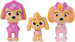 Paw Patrol Movie 3 Mighty Set von 3 kleinen Figuren Hund Skye Welpe Rosa Welpe