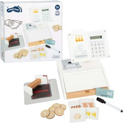 Hölzerne fiskalische Registrierkasse mit Taschenrechner Small Foot