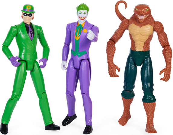 Großes 6-in-1 DC Comics Großfiguren-Set Batman, Robin, Nightwing, Joker, Riddler, Copperhead 28 cm 3+