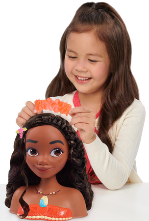 Disney Princess Hair Styling Head Puppe Vaiana Mo ana Friseur + Zubehör