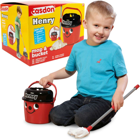 Casdon Henry Little Helper Eimer und Spielzeugmopp