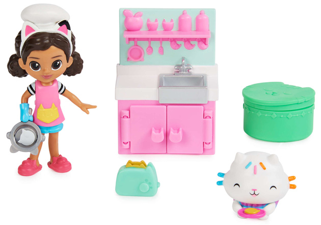 Gabby's Dollhouse Kit Küchenfiguren und Zubehör