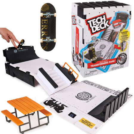 Tech Deck Folding Set Skate Park Ramp Fingerboard + Board von The Berrics