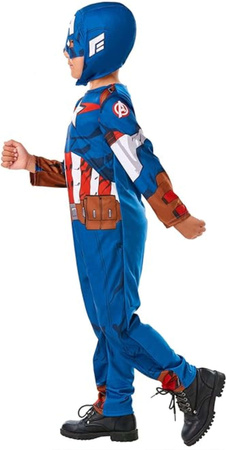 Marvel Avengers Captain America Karnevalskostüm blau und rot verkleiden 110-116 cm (5-6 Jahre)