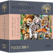 Trefl Holzpuzzle Wildkatzen im Dschungel 500 Elemente