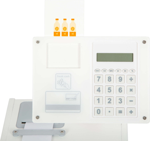 Hölzerne fiskalische Registrierkasse mit Taschenrechner Small Foot