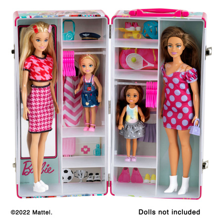 Kleiderschrank Closet Barbie Koffer Klein 5801
