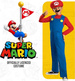 Super Mario rotes Kostüm, Karnevalskostüm Verkleidung Mario 127-136 cm 7-8 Jahre alt
