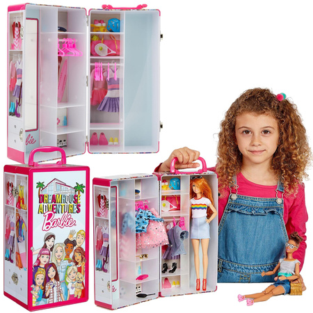 Kleiderschrank Closet Barbie Koffer Klein 5801